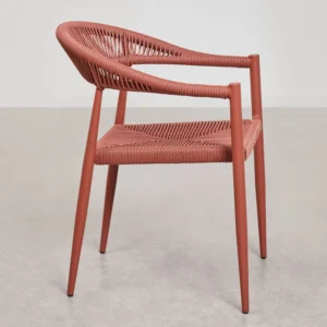 mobiliario-contract-silla de ratan y estructura de aluminio 2